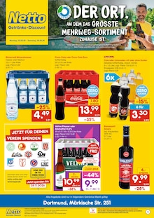 Aktueller Netto Marken-Discount Dortmund Prospekt Netto Marken-Discount Dortmund Prospekt "DER ORT, AN DEM DU IMMER AUSGEZEICHNETE PREISE FINDEST." mit 6 Seiten