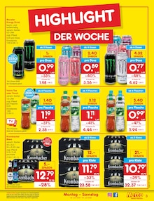 Energydrink im Netto Marken-Discount Prospekt "Aktuelle Angebote" mit 70 Seiten (Langenhagen)