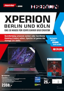MediaMarkt Saturn Berlin Prospekt "XPERION" mit 12 Seiten