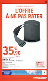 Offre Enceinte Bluetooth dans le catalogue Intermarché Super du moment à la page 43