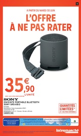 Promos Enceintes Son dans le catalogue "Intermarché" de Intermarché Super à la page 43