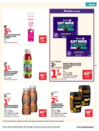 Prix et réduction Boisson Énergétique dans le prospectus Auchan Hypermarché en cours Offre Boisson Énergétique dans le catalogue Auchan Hypermarché du moment à la page 43