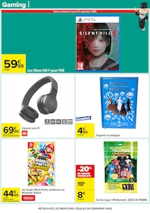 Promo Aspirateur dans le catalogue Carrefour du moment à la page 75