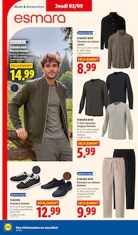 Promotion Legging dans le prospectus Lidl, valable du 03/09/2026 au 09/09/2026 Promo Legging dans le catalogue Lidl du moment à la page 44