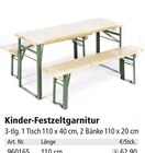Kinder-Festzeltgarnitur Angebote bei Holz Possling Berlin für 62,90 €