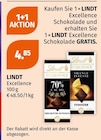 Excellence Schokolade von LINDT im aktuellen Müller Prospekt für 4,85 €