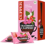 Früchtetee mit Cranberry & Himbeere (20 Beutel) von Cupper im aktuellen dm-drogerie markt Prospekt
