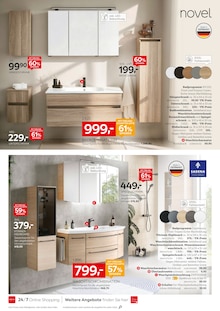 Badmöbel im XXXLutz Möbelhäuser Prospekt "Badezimmer-Testerinnen und -Tester gesucht!" mit 12 Seiten (Duisburg)