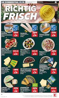 Cambozola Angebot im Kaufland Prospekt, gültig von 28.09.2026 bis 30.09.2026 Cambozola Angebot im aktuellen Kaufland Prospekt auf Seite 46