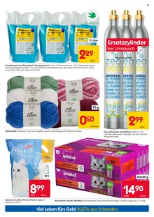 Katzenstreu im Rusta Prospekt "Willkommen zu Hause in Schweden!" mit 18 Seiten (Lübeck)