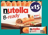 B-ready Biscuits Fourrés - NUTELLA - Intermarché Super à Bordeaux B-ready Biscuits Fourrés - NUTELLA en promo chez Intermarché Super Bordeaux à 2,64 €
