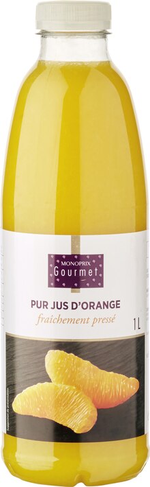 Pur jus d'orange fraîchement press - Monoprix à Rennes Pur jus d'orange fraîchement press en promo chez Monoprix Rennes à 3,99 €