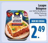 Lasagne Bolognese im EDEKA Prospekt Lasagne Bolognese von EDEKA im aktuellen EDEKA Prospekt für 2,49 €