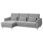 3er-Sofa mit Récamiere links/Tallmyra weiß/schwarz mit Récamiere links/Tallmyra weiß/schwarz Angebote von SLATORP bei IKEA Pforzheim für 899,00 €
