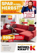 Möbel Kraft Prospekt für Bernau mit 24 Seiten Möbel Kraft Prospekt für Bernau: "Spar in den Herbst!", 24 Seiten, 14.09.2020 - 20.10.2020
