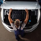 Volkswagen - Batterie Service Angebot im Prospekt Batterie Service bei Volkswagen im Prospekt "" für 9,90 €