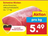 Aktuelle Schweinefleisch Angebote bei Netto Marken-Discount in Bremen Aktuelles Schweine-Rücken Angebot bei Netto Marken-Discount in Bremen ab 5,49 €