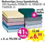 Hochwertiges Jersey-Spannbetttuch Angebote bei SB Möbel Boss Witten für 6,99 €