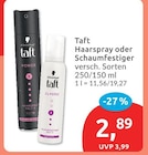 Haarspray von Taft im aktuellen budni Prospekt