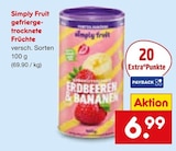 gefriergetrocknete Früchte im Netto Marken-Discount Prospekt gefriergetrocknete Früchte von Simply Fruit im aktuellen Netto Marken-Discount Prospekt für 6,99 €
