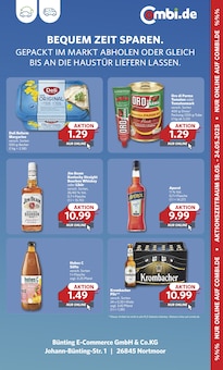 Likör im aktuellen combi Prospekt (Osnabrück) Likör im combi Prospekt "Markt - Angebote" mit 35 Seiten (Osnabrück)