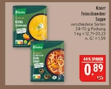 Kürbis Cremesuppe Angebote von Knorr bei Marktkauf Erlangen für 0,89 €