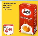 Intermezzo Espresso Angebote von Segafredo Zanetti bei GLOBUS Worms für 4,49 €