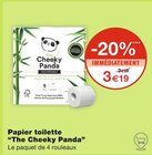 Papier toilette - The Cheeky Panda dans le catalogue Monoprix