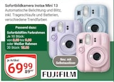 Sofortbildkamera Instax Mini 13 im Angebot bei GLOBUS in Herne Sofortbildkamera Instax Mini 13 Angebote von FUJIFILM bei GLOBUS Herne für 8,99 €