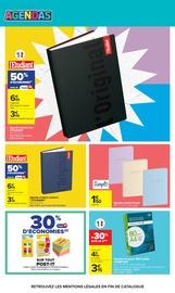 Promos Agenda dans le catalogue "Carrefour market" de Carrefour Market Agenda en promo dans le catalogue Carrefour Market à la page 54
