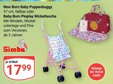 New Born Baby Puppenbuggy Angebote von Simba bei GLOBUS Rostock für 17,99 €