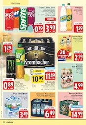 Bier im EDEKA Prospekt in Lünen Aktueller EDEKA Prospekt mit Bier, "Aktuelle Angebote", Seite 20