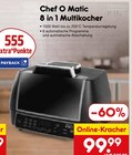 8 in 1 Multikocher Angebote von Chef O Matic bei Netto Marken-Discount Bergkamen für 99,99 €