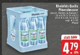 Mineralwasser Angebote von Rheinfels Quelle bei EDEKA Solingen für 4,79 €