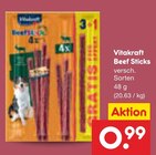 Beef Sticks Angebote von Vitakraft bei Netto Marken-Discount Braunschweig für 0,99 €