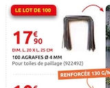 Promo 100 AGRAFES Ø 4 MM à 17,90 € dans le catalogue Rural Master à Moissac