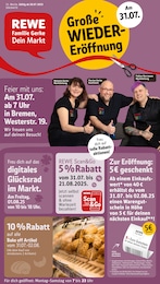 REWE Prospekt für Bremen mit 32 Seiten REWE Prospekt "Dein Markt" für Bremen, 32 Seiten, 28.07.2025 - 02.08.2025
