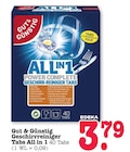 Aktuelles Geschirrreiniger Tabs All in 1 Angebot bei E center in Mainz ab 3,79 €