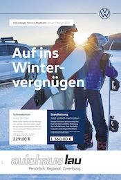 Der aktuelle Volkswagen Prospekt Auf ins Wintervergnügen