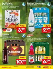 Wasser im Netto Marken-Discount Prospekt "Aktuelle Angebote" mit 49 Seiten (Ludwigshafen (Rhein))
