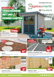 Aktueller Hagebaumarkt Prospekt mit Terrassenplatten, "VERSCHÖNERE MIT UNS DEINEN GARTEN", Seite 1