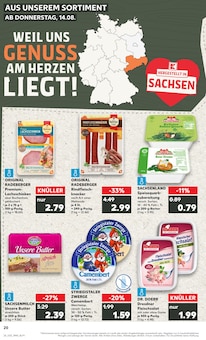 Feinkostlebensmittel im Kaufland Prospekt "KNÜLLER" mit 58 Seiten (Dresden)