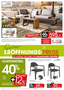 Sitzmöbel im Zurbrüggen Prospekt "GARTEN ERÖFFNUNGS-PREISE" mit 8 Seiten (Herne)