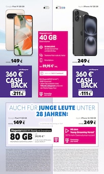 Smartphone im Telefonladen Duderstadt Prospekt "Verlängert bis zum 03.03.2025: Mit Cashback Aktion richtig viel Geld sparen!" mit 8 Seiten (Göttingen)