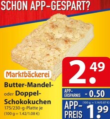 Butter-Mandel- oder Doppel-Schokokuchen bei famila Nordost in Detmold Butter-Mandel- oder Doppel-Schokokuchen im Angebot bei famila Nordost Detmold für 1,99 €
