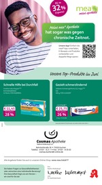 mea - meine apotheke Apotheken Prospekt der aktuellen Woche mit 4 Seiten, gültig von 01.06.2026 bis 30.06.2026, in Deggingen und Umgebung Aktueller mea - meine apotheke Apotheken Prospekt in Deggingen und Umgebung, "Unsere Juni-Angebote" mit 4 Seiten, 01.06.2026 - 30.06.2026