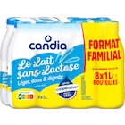 Lait U.H.T Sans Lactose "Format Familial" - CANDIA en promo chez Carrefour Angers à 11,55 €