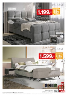 Bett im aktuellen XXXLutz Prospekt (Reutlingen) Bett im XXXLutz Prospekt "Schlafzimmer Spezial" mit 24 Seiten (Reutlingen)