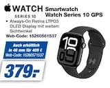 Smartwatch Watch Series 10 GPS im Angebot bei expert in Reutlingen Smartwatch Watch Series 10 GPS Angebote von Apple bei expert Reutlingen für 379,00 €
