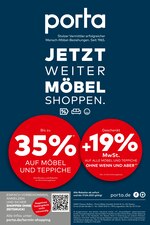 porta Möbel Prospekt für Dessau-Roßlau mit 1 Seiten porta Möbel Prospekt für Dessau-Roßlau: "JETZT WIEDER MÖBEL SHOPPEN.", 1 Seiten, 15.04.2021 - 17.04.2021